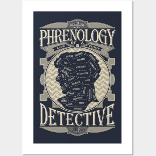 Phrenology of a detective - Sherlock Posters and Art